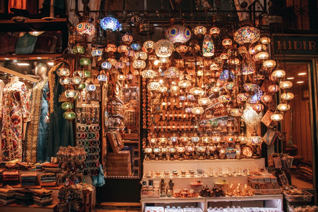 Gran Bazar de Estambul en Turquía